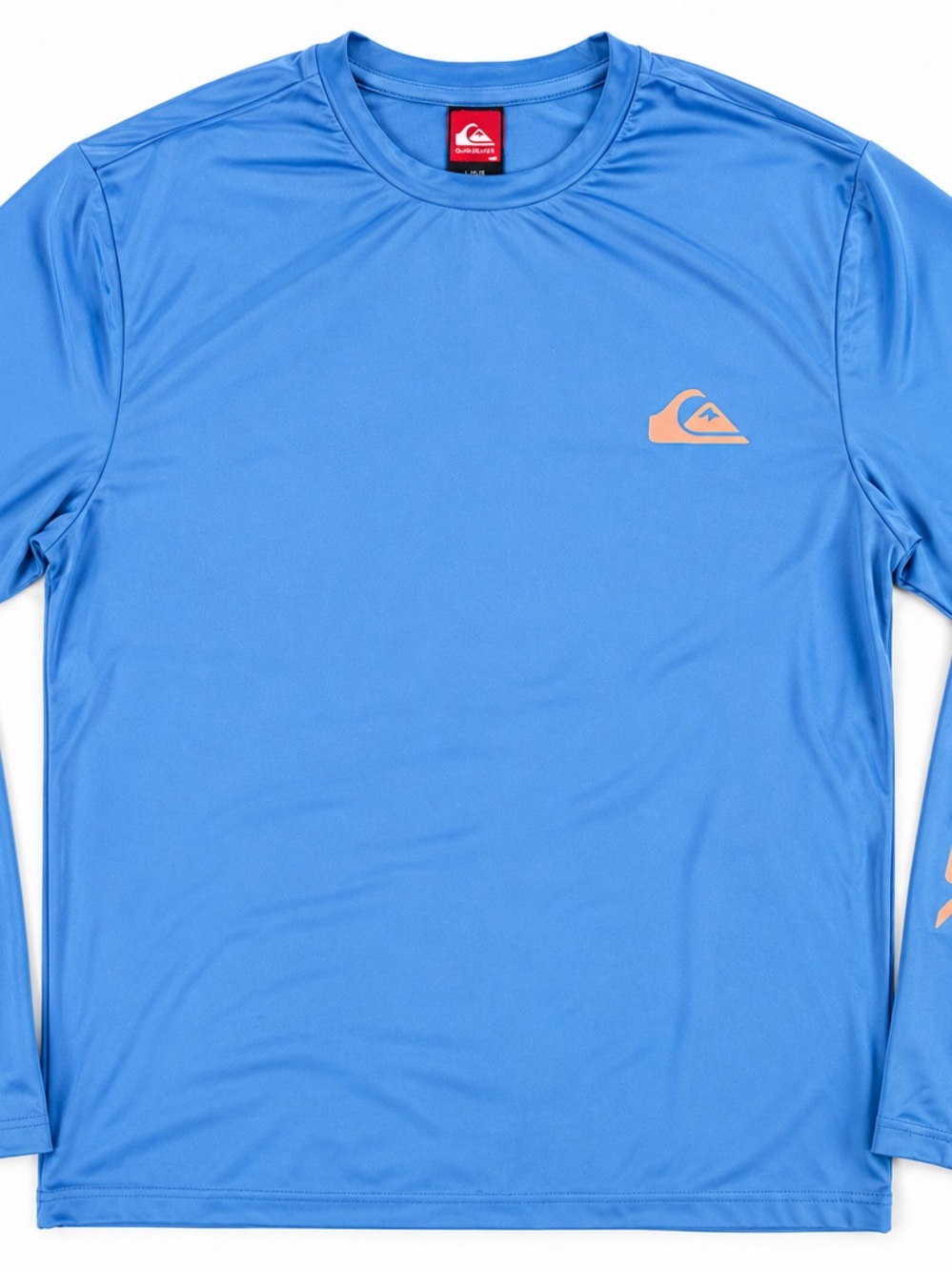 Quiksilver Men's Long-Sleeve Rash Guard - Light Blue